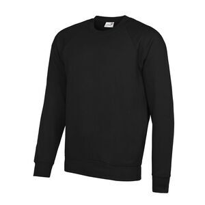 AWDis Academy Childrens/Kids Crew Neck  School Sweatshirt / Black